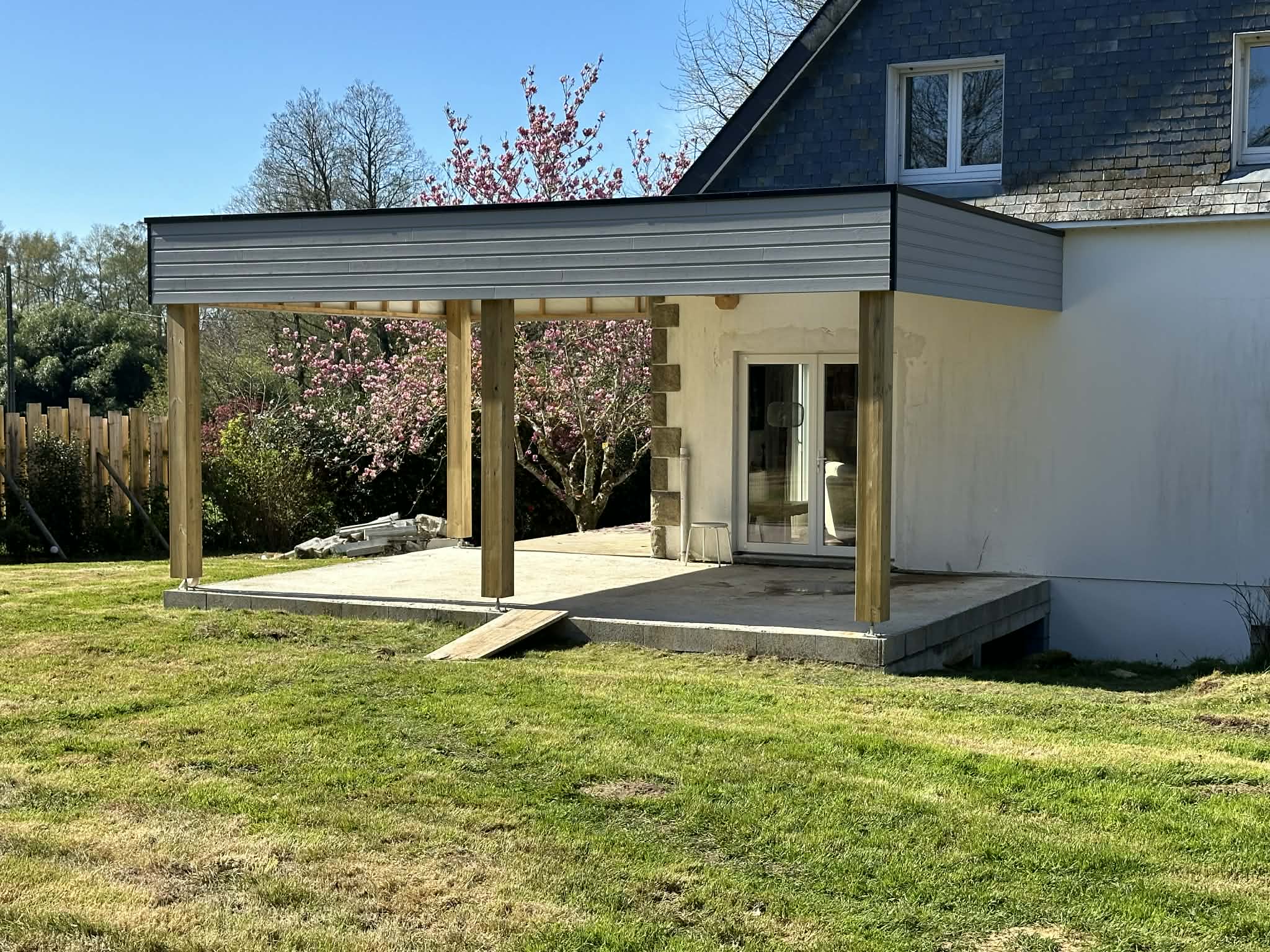 Hauvent en bois terminé