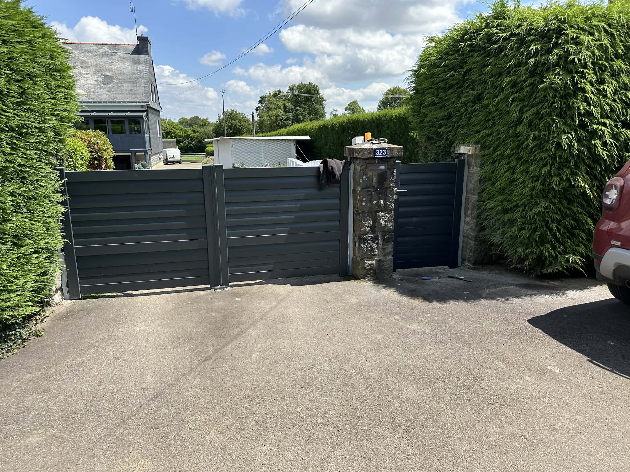 Menuiserie extérieure - porte de garage