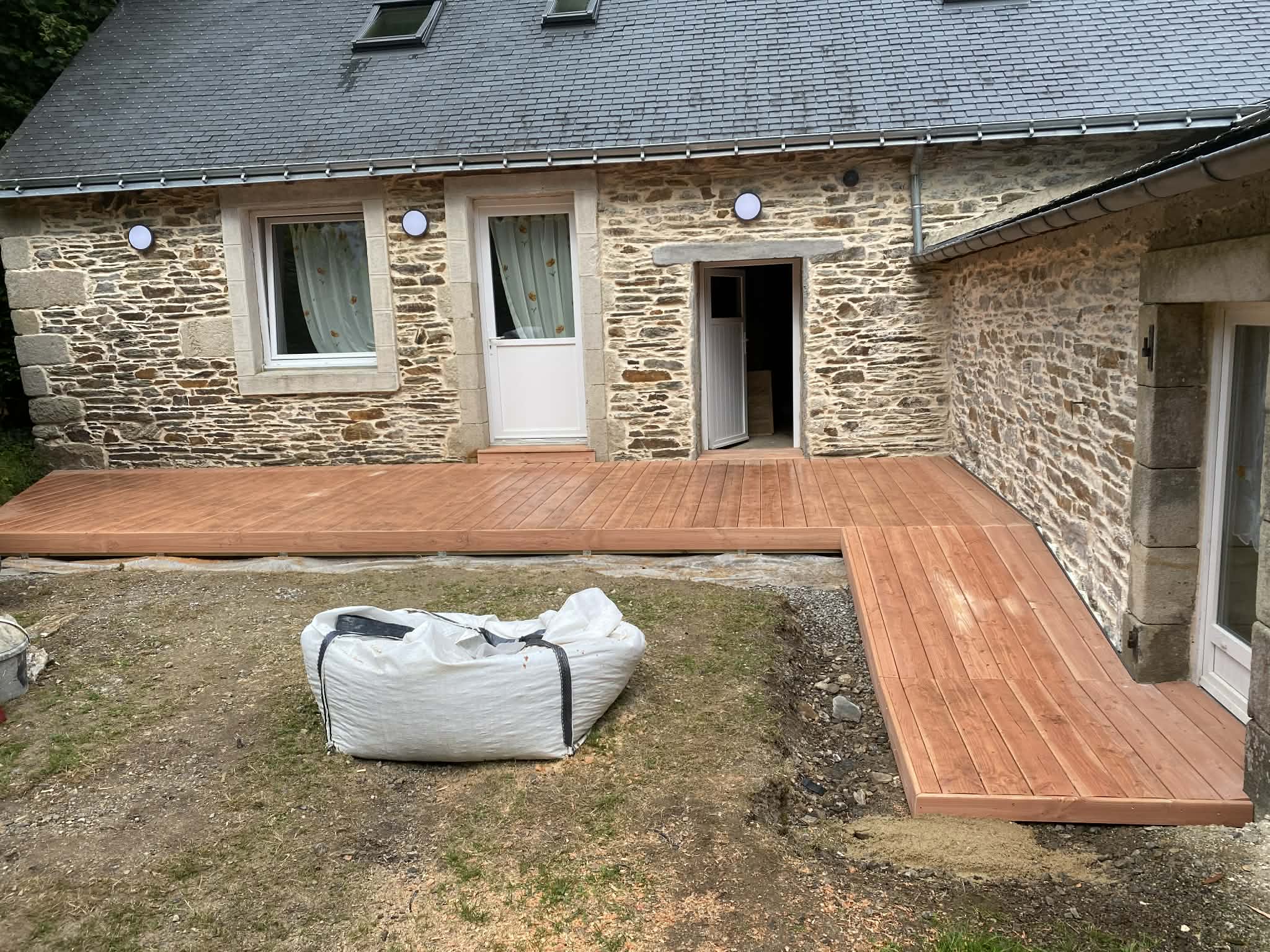Terrasse bois - vue d'ensemble